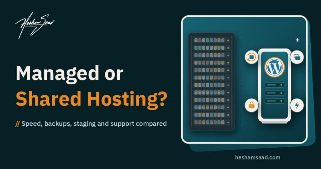Managed vs shared WordPress hosting comparison