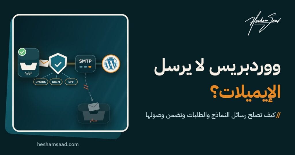شعار ووردبريس يرسل رسالة عبر SMTP ودرع SPF وDKIM وDMARC إلى صندوق الوارد مع فرع مكسور يسقط رسالة في السبام